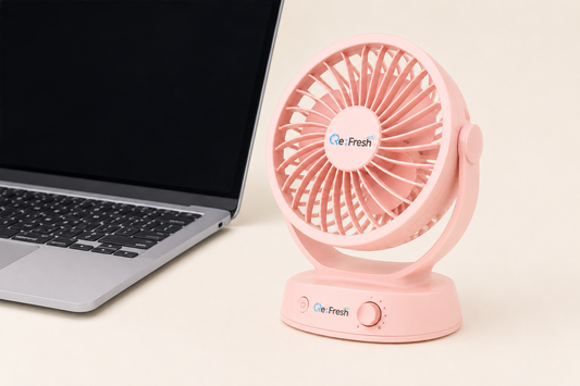 Re:Fresh Desktop Fan – Quiet & Powerful for Work or Study