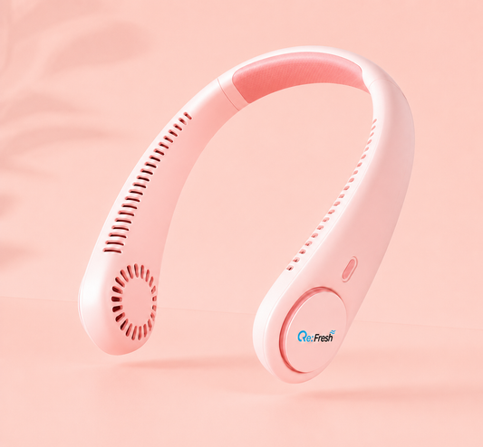 Re:Fresh Neck Fan – Hands-Free 360° Cooling