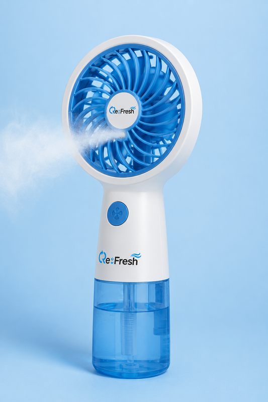 Re:Fresh Portable Misting Fan – Fan + Mist Combo for Extra Chill